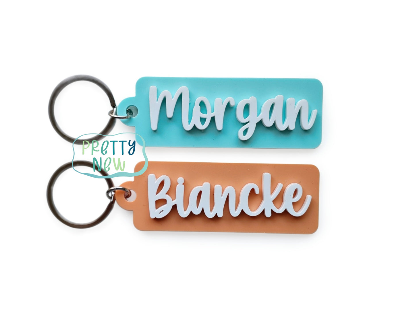 Acrylic name tags (layered)