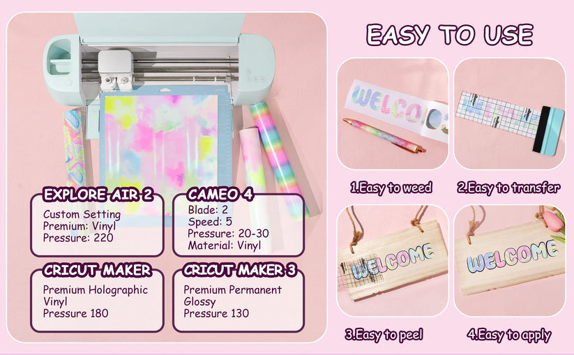 Teckwrap Candy Color Craft Vinyl - Sparkle Fluid Art