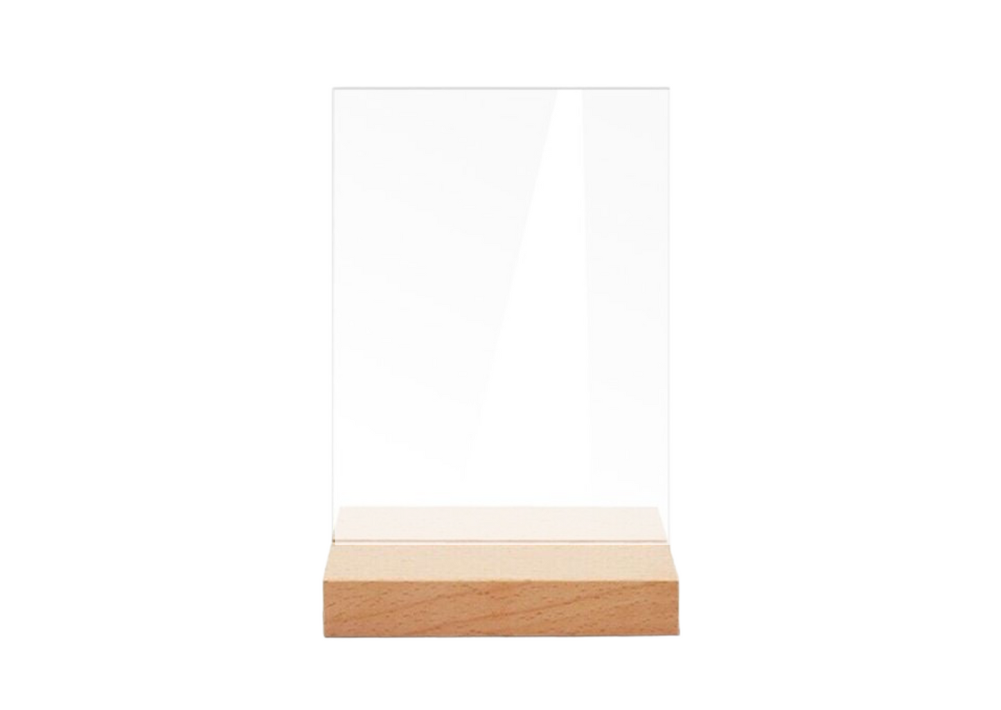 Opal Acrylic with woodend Base