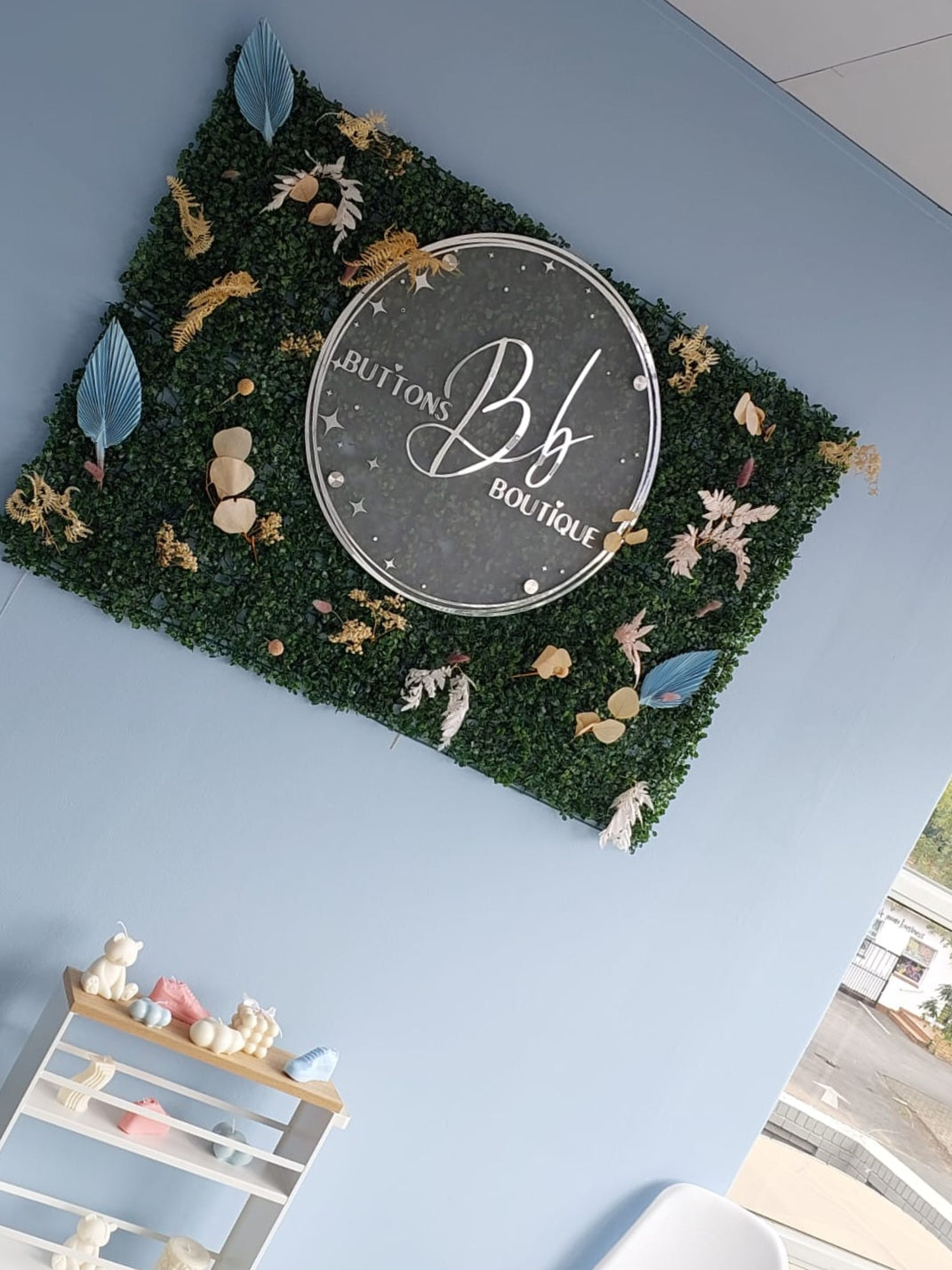 Large Frost Acrylic Wall Sign with Stand-off bolts (600x600mm)