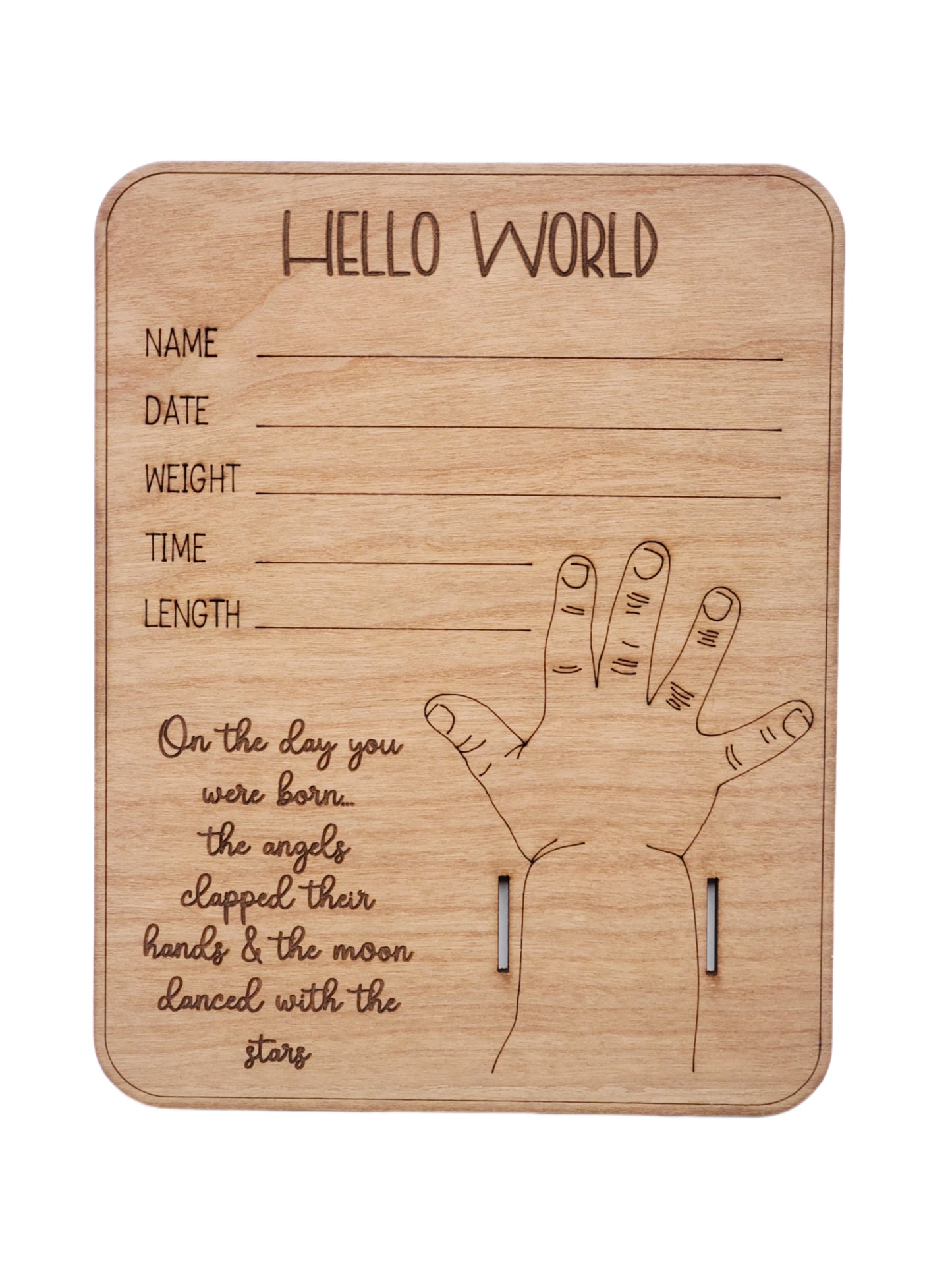 Baby Bracelet plaque