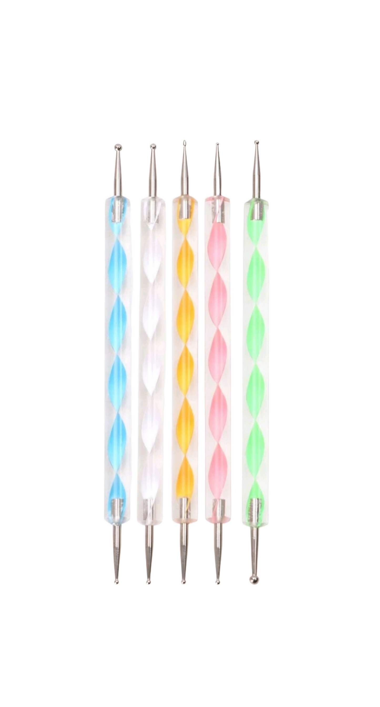 5 Set double head ball pen