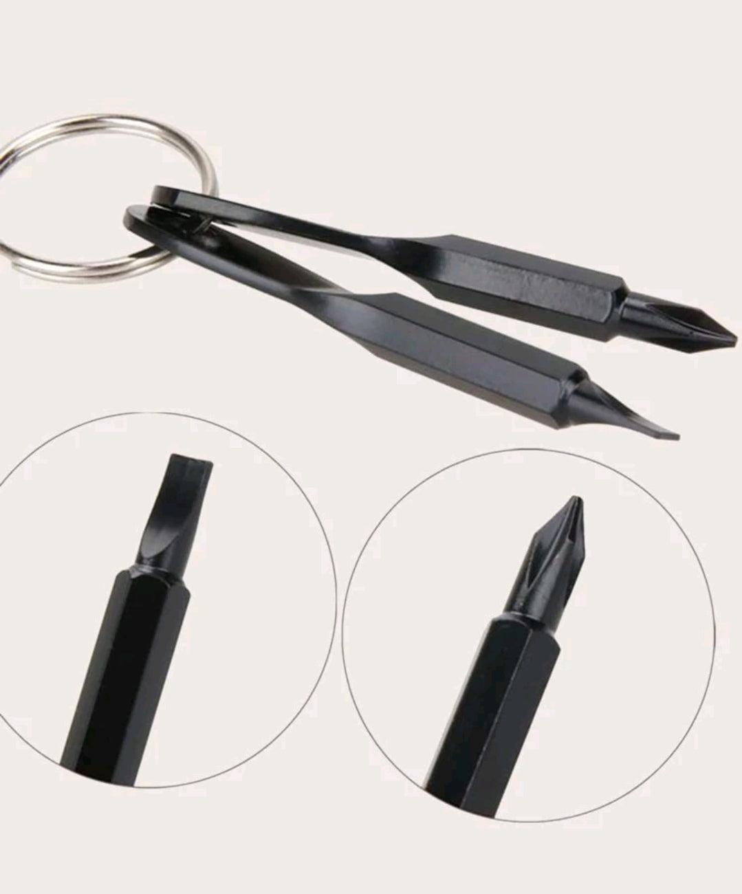 Mini screwdriver keychain (2pc)