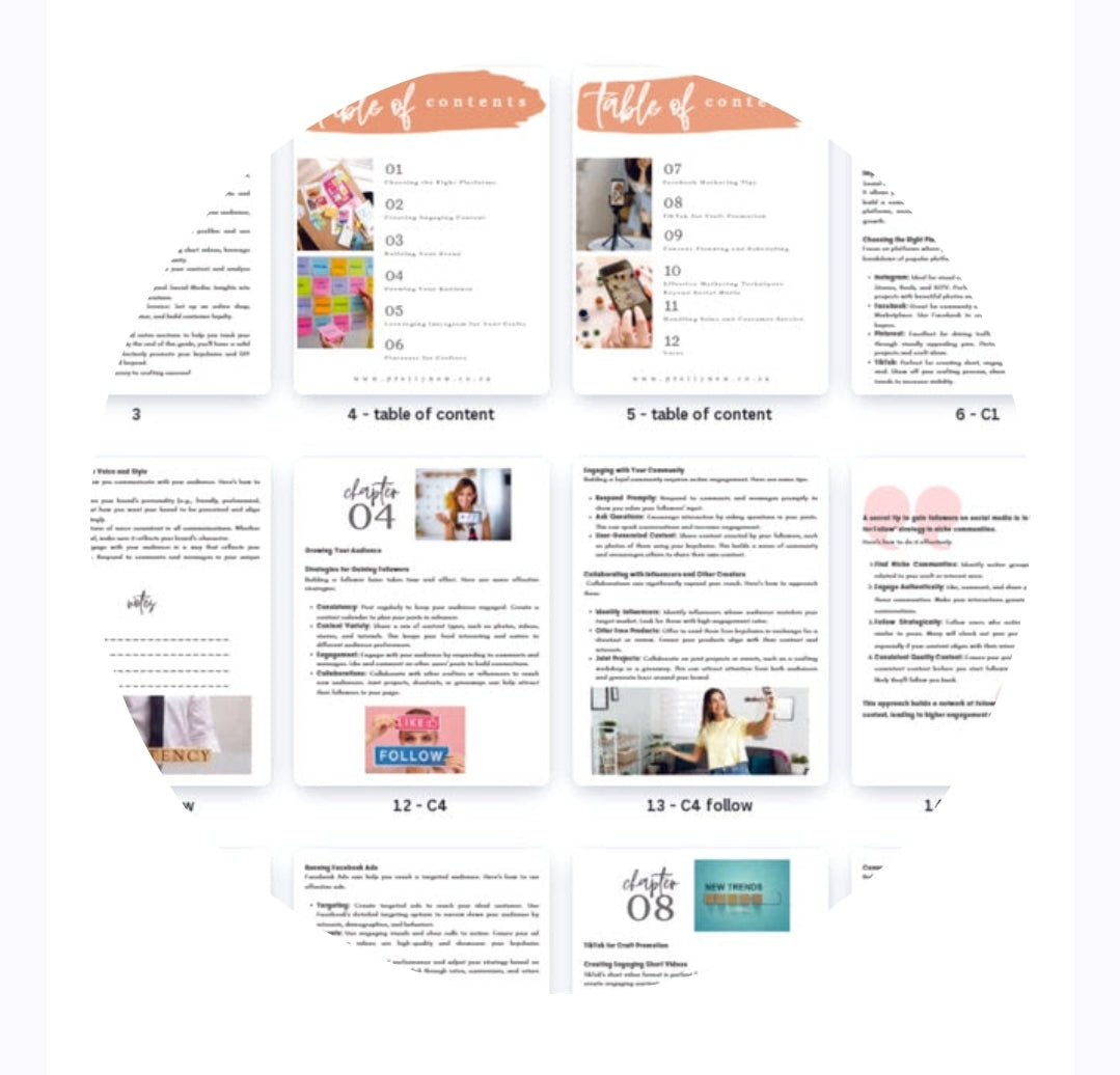 Crafting Success - The Ultimate Guide to Promoting Your Crafts on Social Media - eBook