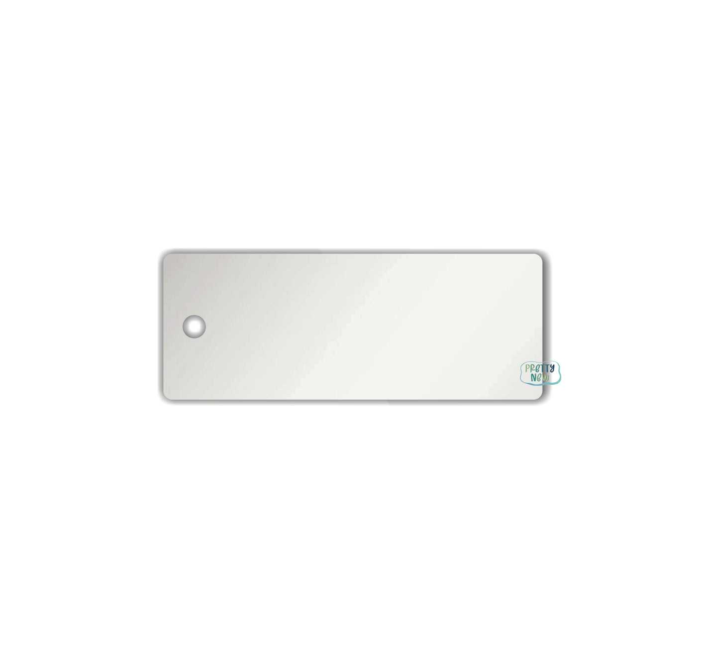 Rectangle Acrylic Disc 25x65x3mm