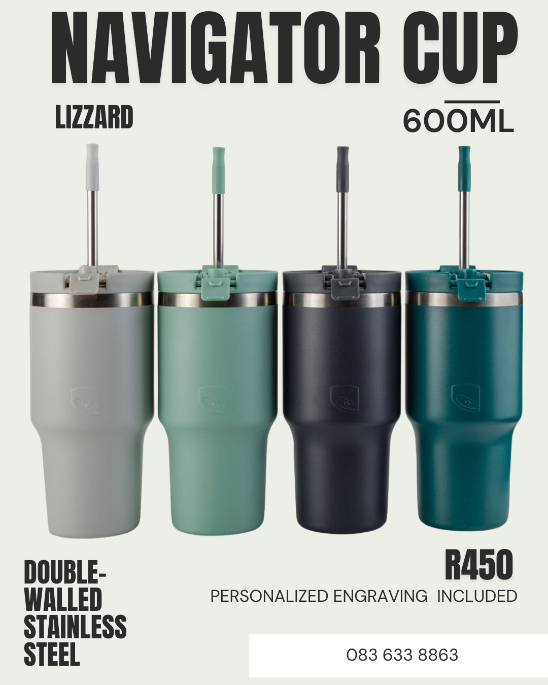 Navigator Cup 600ml - Lizzard