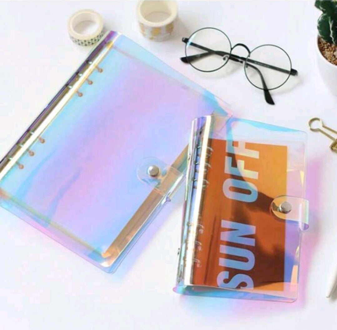 Binder - Rainbow iridescent A5