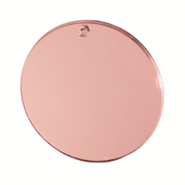 Rose Gold Mirror - Round