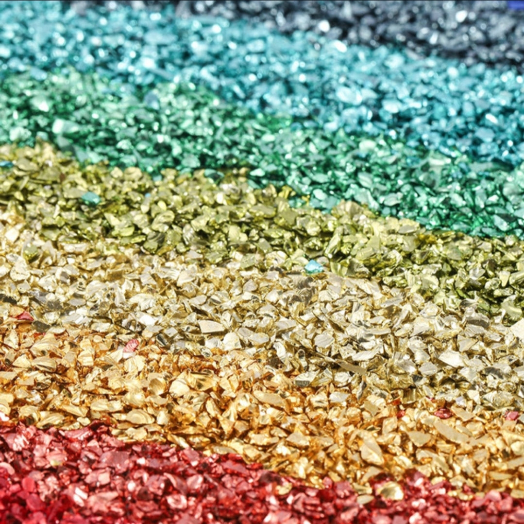 Coloured glass rocks for Resin 35g