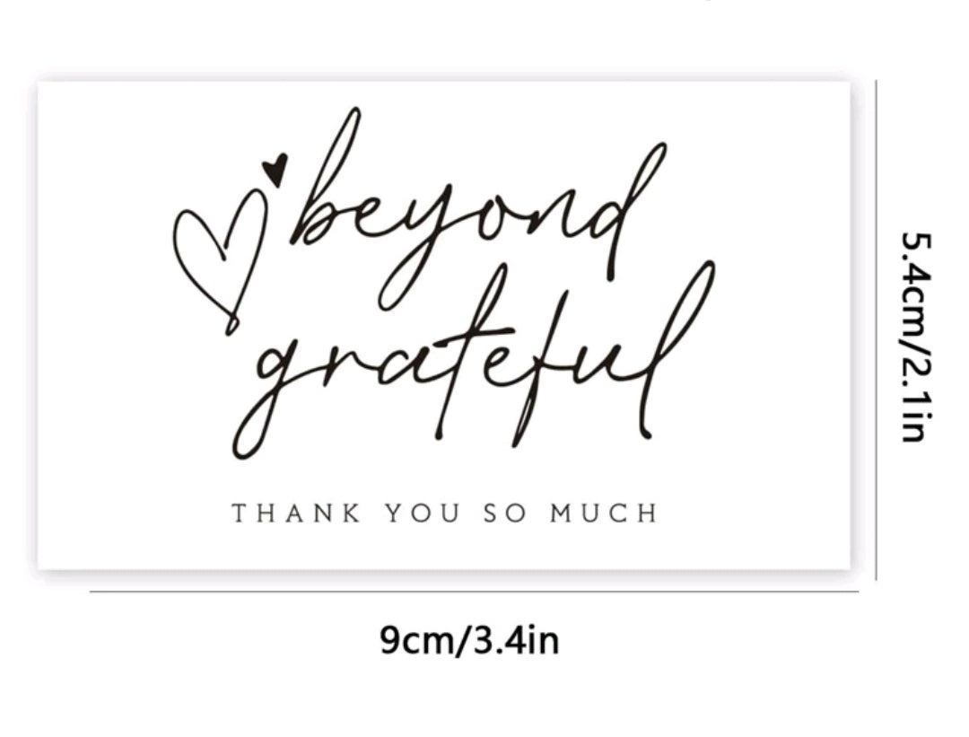 Thank you Cards D (pack of 10)