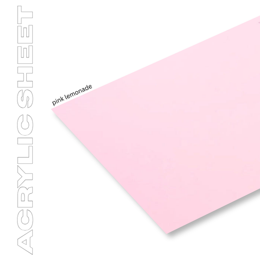 Acrylic Sheet - Pink Lemonade 200x300mm
