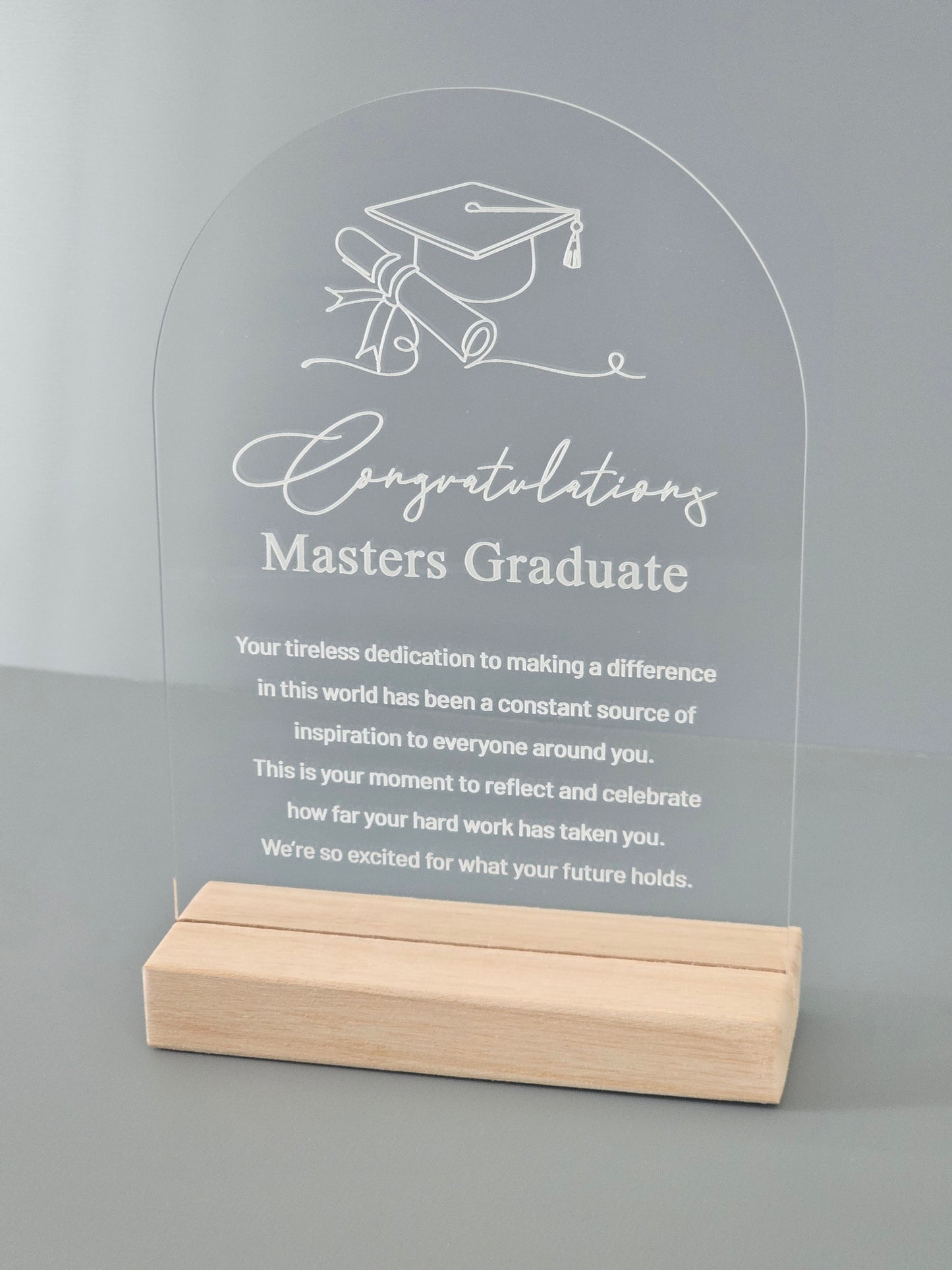 Graduation plaques- Engraved