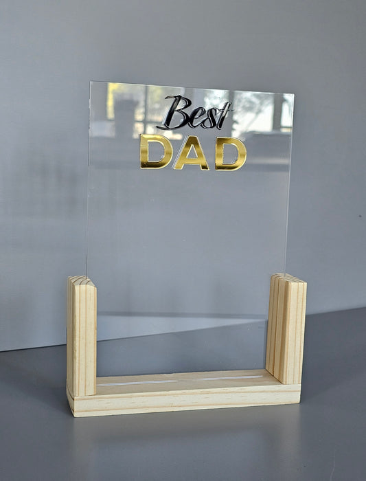 Father's Day acrylic Display Stand- A5