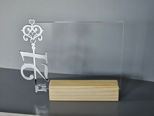 21st Acrylic sign - A5