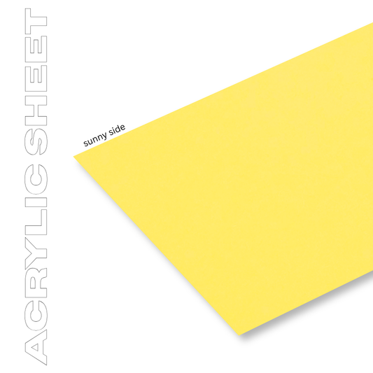 Acrylic Sheet - Yellow 200x300mm