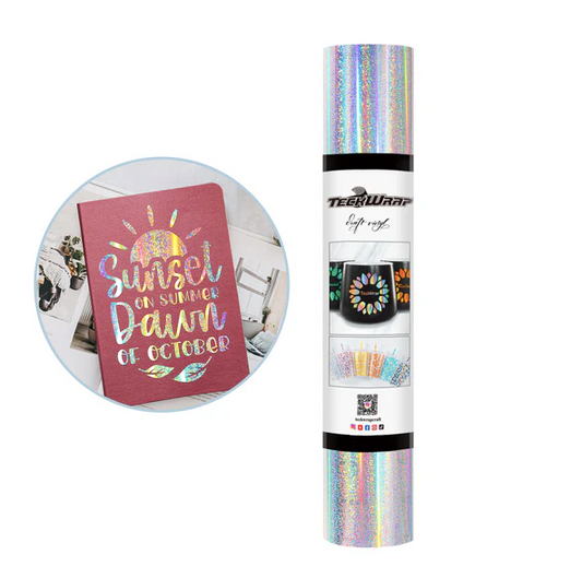 Sparkle Adhesive Vinyl - Sparkle Silver > PER ROLL 152cm x 30cm