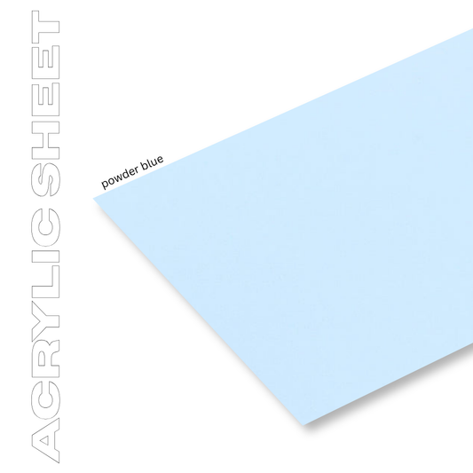 Acrylic Sheet - Powder Blue 200x300mm