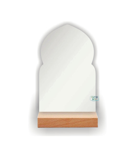 Acrylic sheet and Wood base Combo - Eid