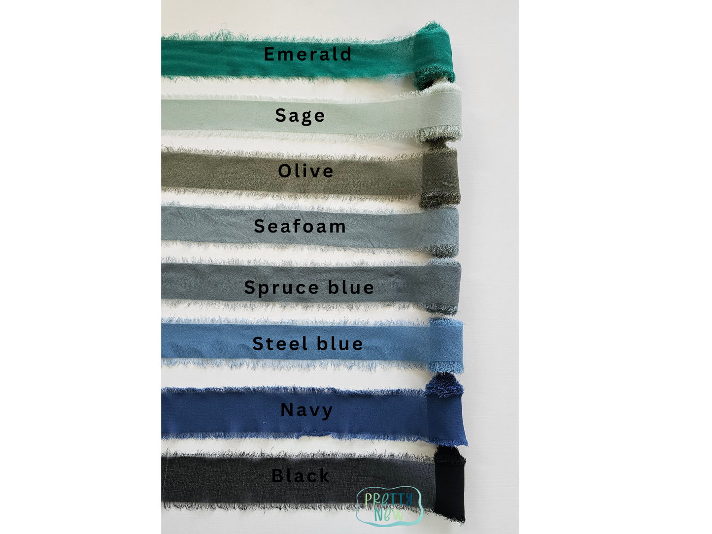 Chiffon Ribbon - Raw trim