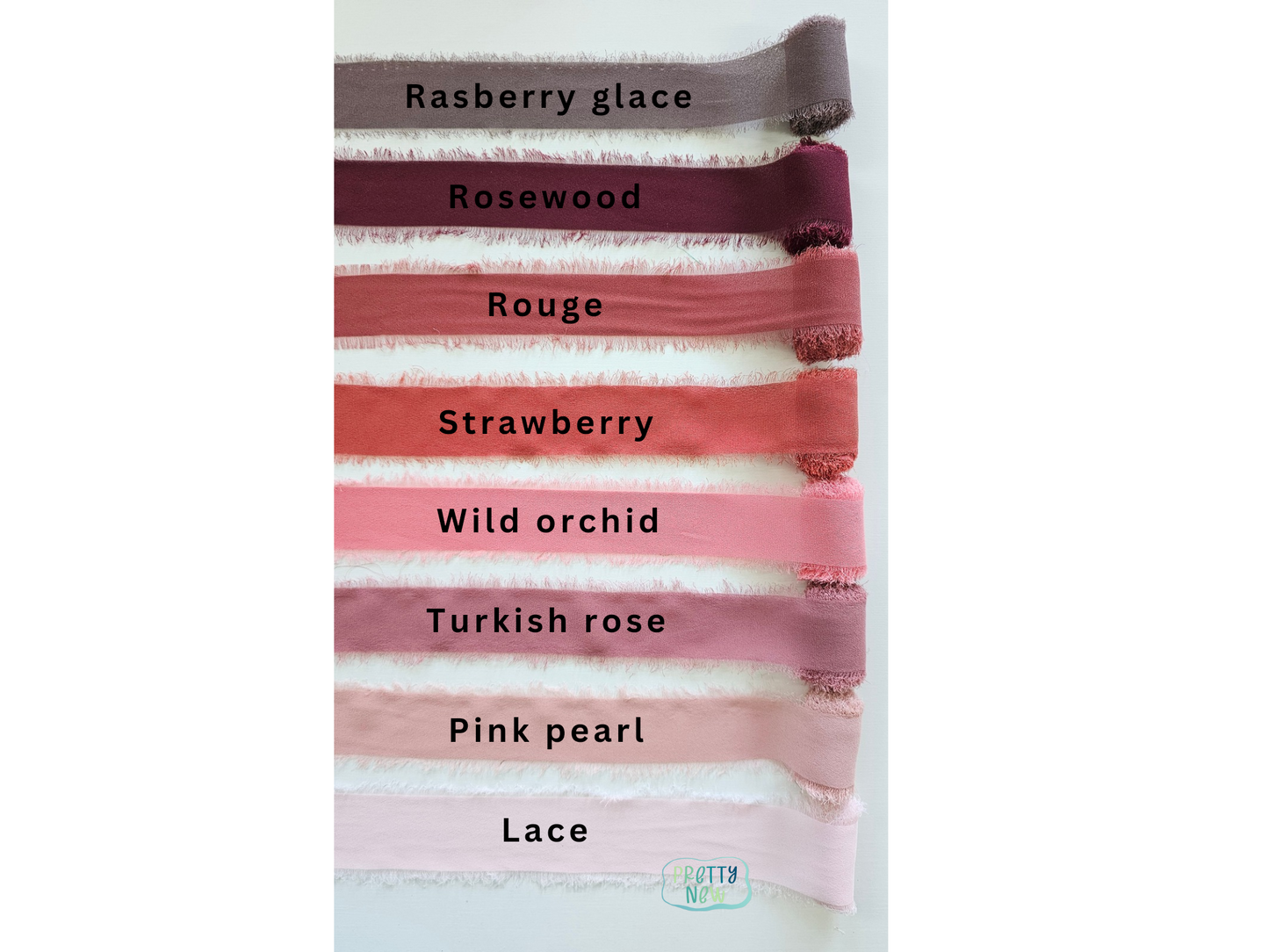 Chiffon Ribbon - Raw trim