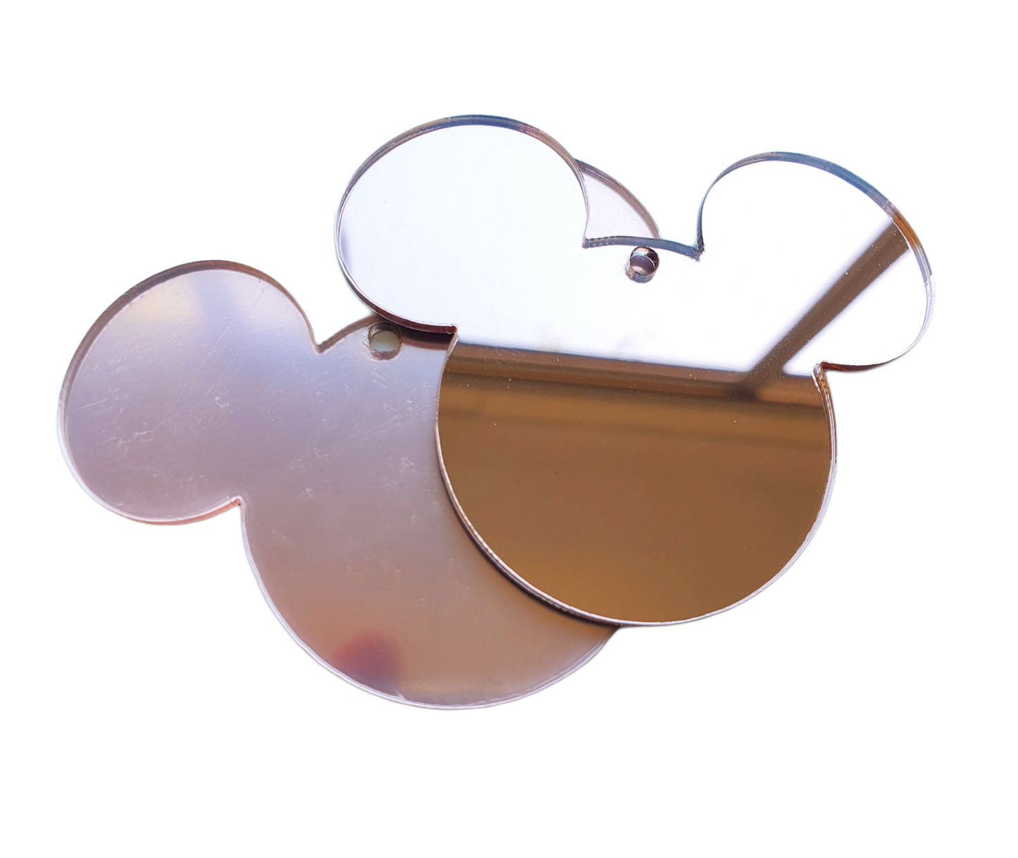 Mouse Rose gold Mirror Acrylic Disc