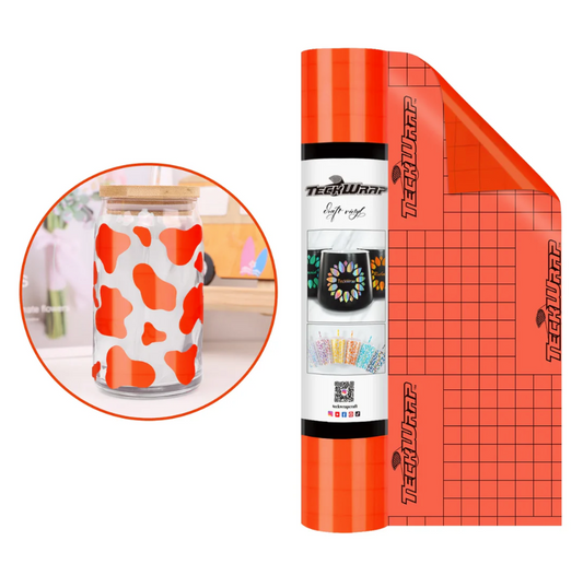Teckwrap Glossy Vinyl - Neon Orange