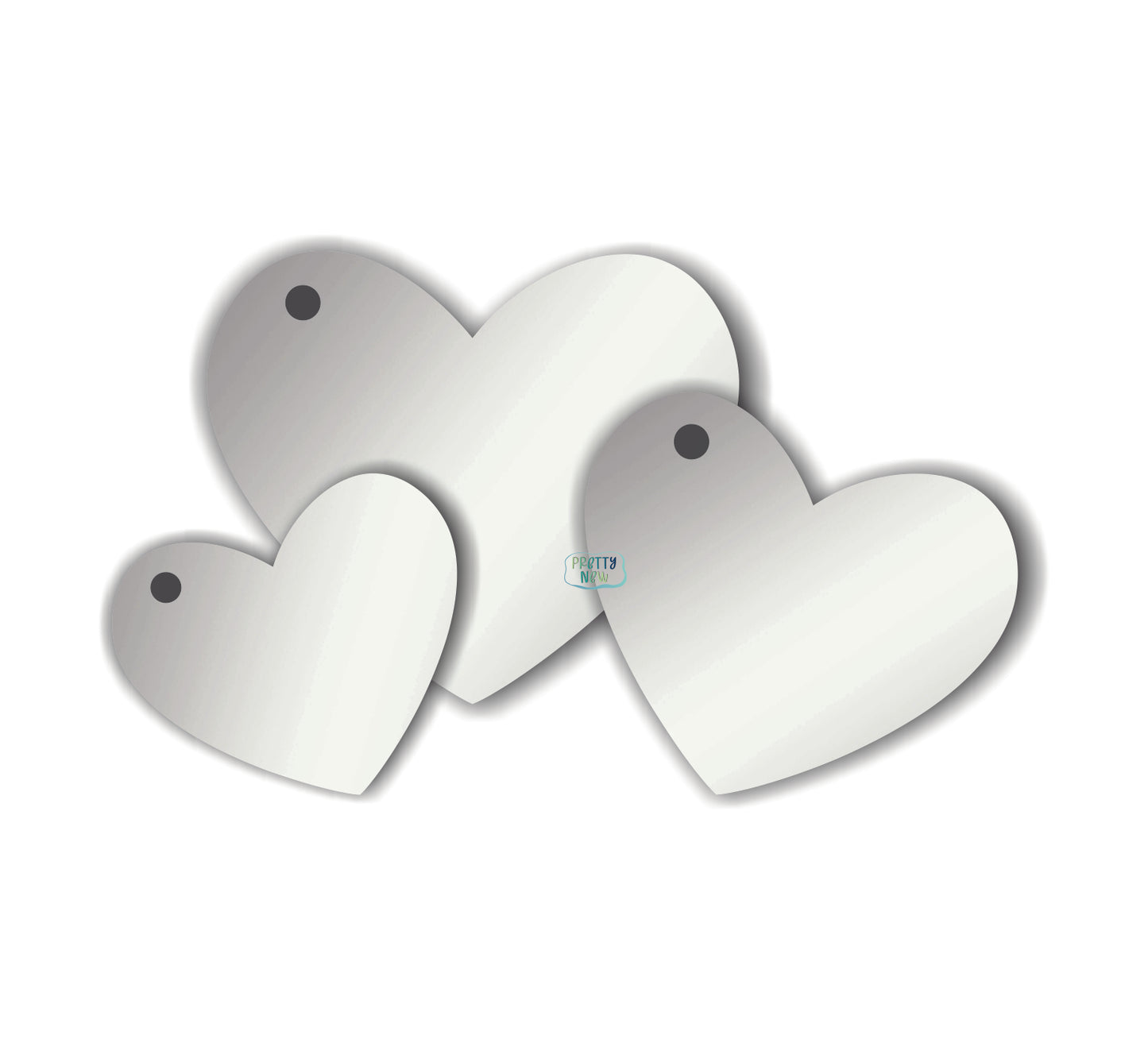 Acrylic Heart (3mm thick)