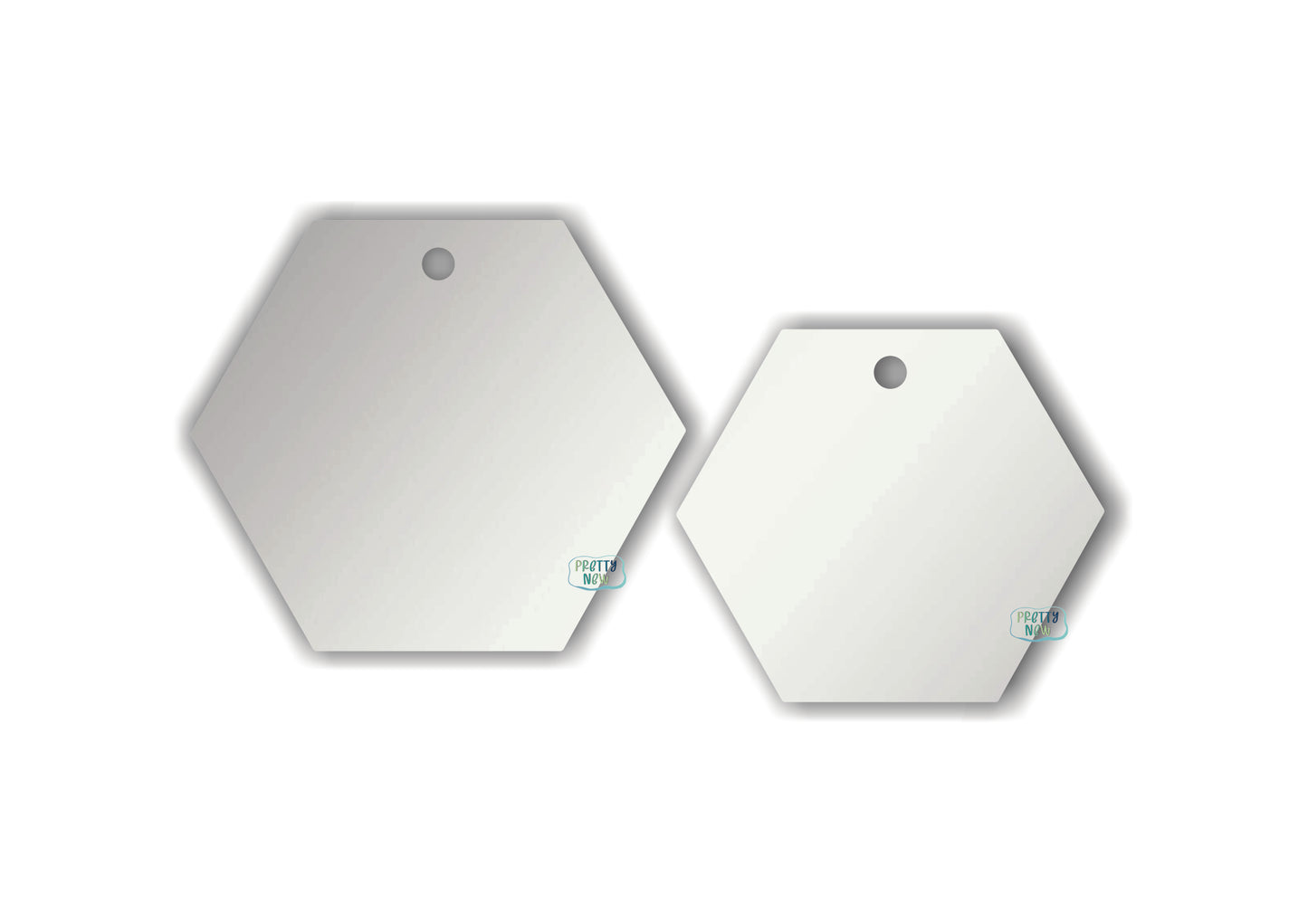 Hexagon Acrylic Disc 3mm thick