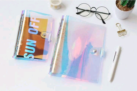 Binder - Rainbow iridescent A5
