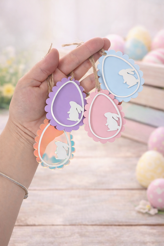 Easter Egg Acrylic Blank – Layered Acrylic