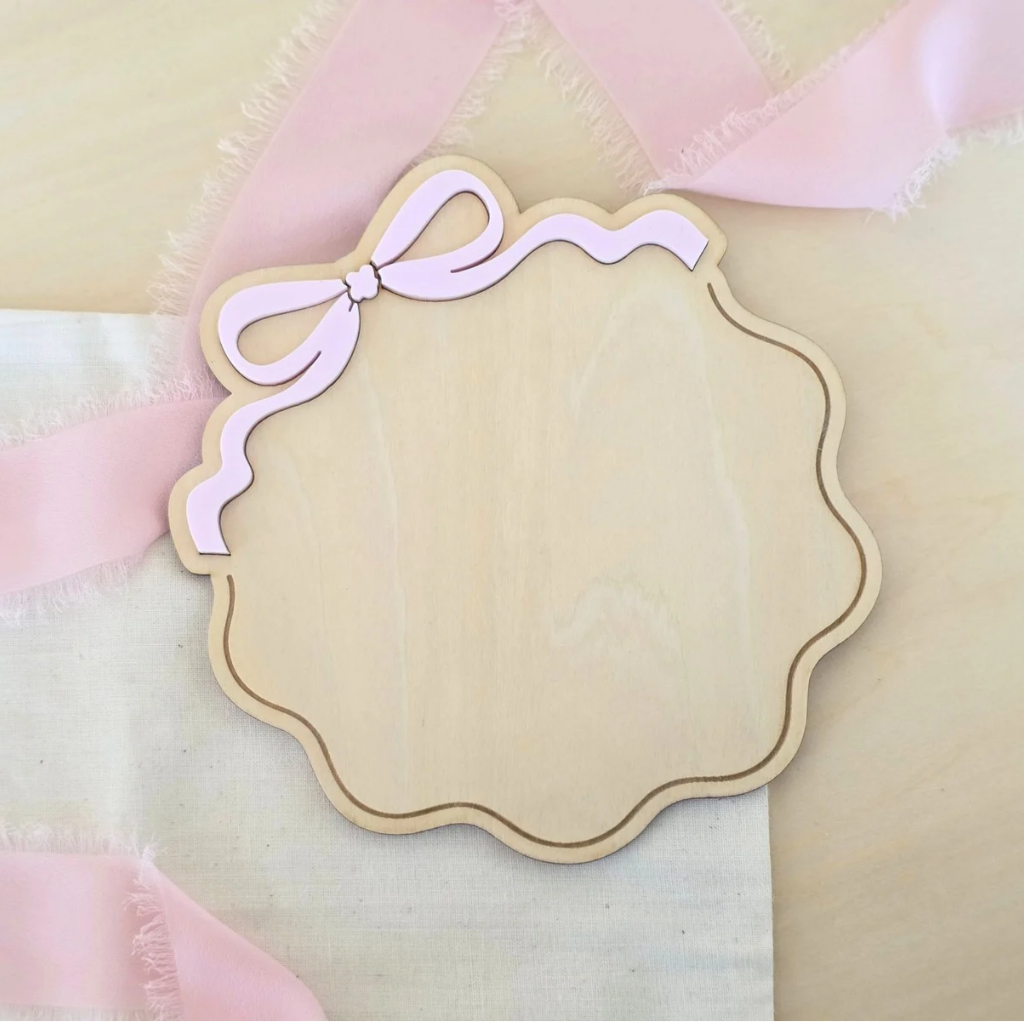 Birth announcement plaque