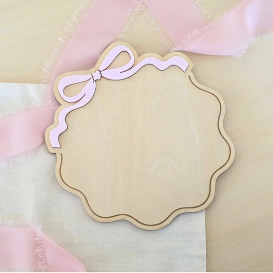 Birth announcement plaque